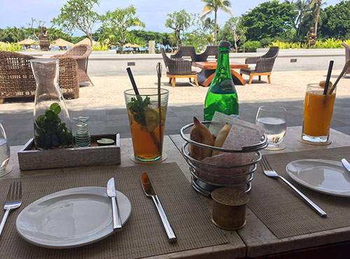 lunch at the beach