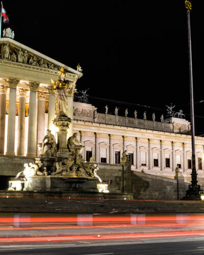 Vienna-Austrian-Parliment-Lights